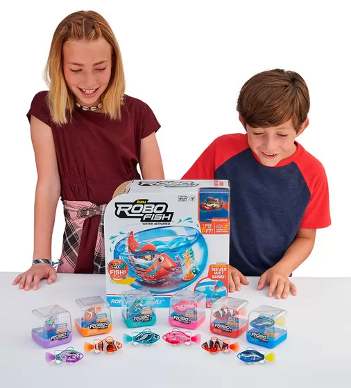 Интерактивная игрушка Robo Alive - Роборыбка (красная) - 7125SQ1-5_8.jpg - № 8