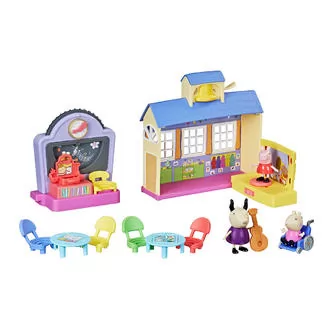 Игровой набор Peppa - Школа Пеппы (3 фигурки, звук)