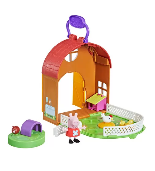 Игровой набор Peppa - Пеппа на ферме (ферма, фигурка, аксессуары) - F2195_1.jpg - № 1
