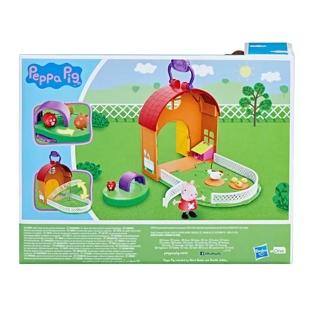 Игровой набор Peppa - Пеппа на ферме (ферма, фигурка, аксессуары)