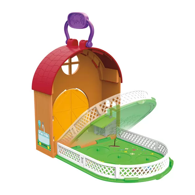 Игровой набор Peppa - Пеппа на ферме (ферма, фигурка, аксессуары)