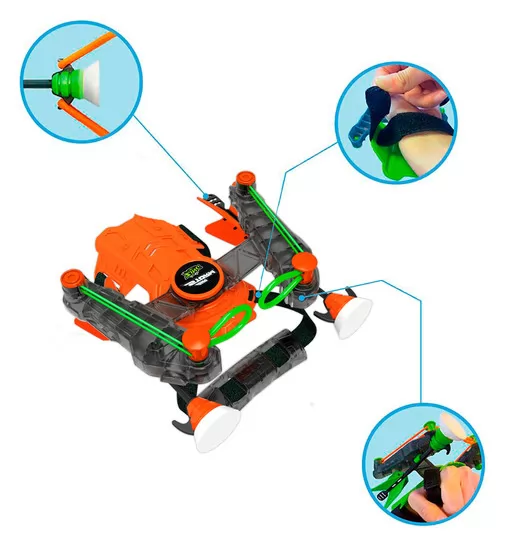 Игрушечный лук на запястье Air Storm - Wrist bow оранж - AS140O_4.jpg - № 4