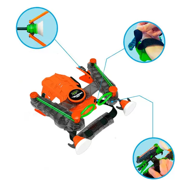 Игрушечный лук на запястье Air Storm - Wrist bow оранж