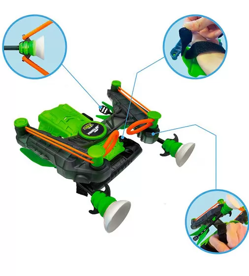 Игрушечный лук на запястье Air Storm - Wrist bow зеленый - AS140G_4.jpg - № 4