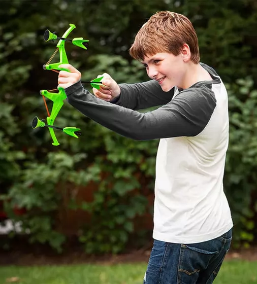 Игрушечный лук с мишенью Air Storm - Bullz Eye зелёный - AS200G_5.jpg - № 5