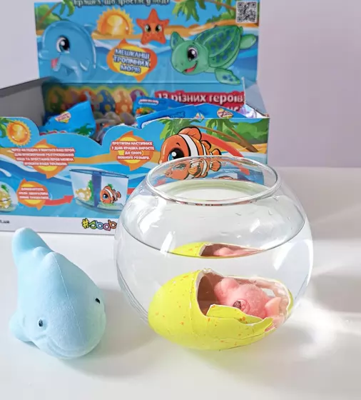 Растущая игрушка в яйце «Tropical Eggs» - Жители тропических морей (13 шт., в дисплее) - 77-CN-2020-CDU_7.jpg - № 7