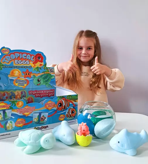 Растущая игрушка в яйце «Tropical Eggs» - Жители тропических морей (13 шт., в дисплее) - 77-CN-2020-CDU_10.jpg - № 10