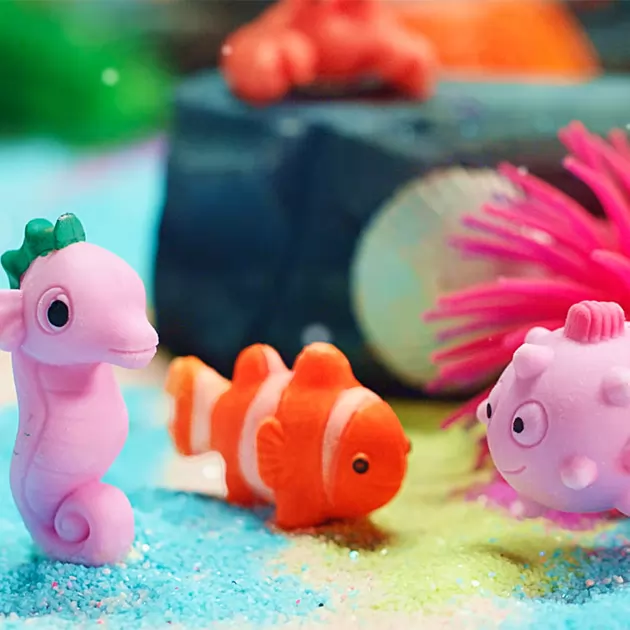 Растущая игрушка в яйце «Tropical Eggs» - Жители тропических морей (13 шт., в дисплее)