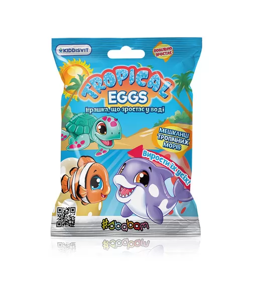 Растущая игрушка в яйце «Tropical Eggs» - Жители тропических морей (13 шт., в дисплее) - 77-CN-2020-CDU_2.jpg - № 2