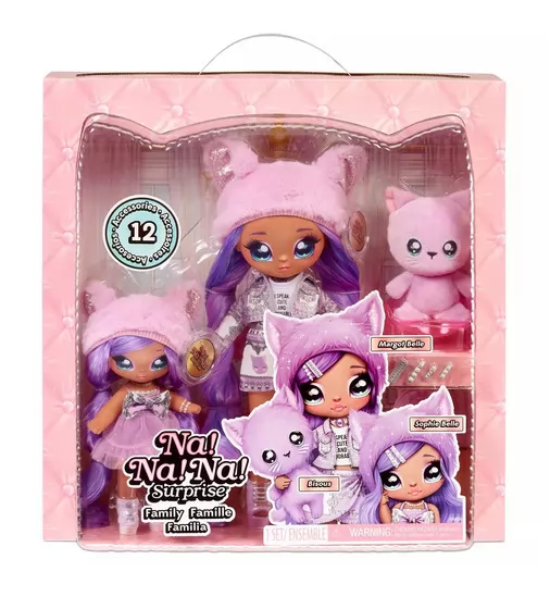 Игровой набор с куклами Na! Na! Na! Surprise – Семья Китти Лаванды - 575962_5.jpg - № 5