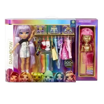 Игровой набор с куклой Rainbow High - Модная студия