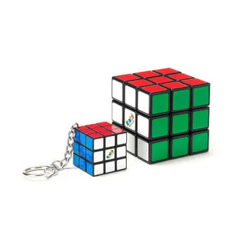 Набор головоломок 3х3 Rubik's Классическая Упаковка - Кубик и мини-кубик (с кольцом)