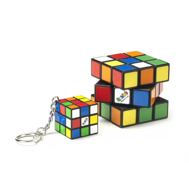 Набор головоломок 3х3 Rubik's Классическая Упаковка - Кубик и мини-кубик (с кольцом)