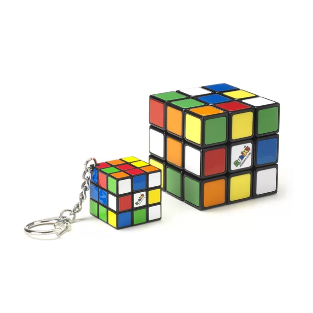 Набор головоломок 3х3 Rubik's Классическая Упаковка - Кубик и мини-кубик (с кольцом)