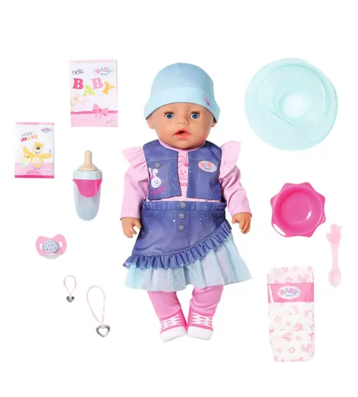 Кукла BABY Born серии Нежные объятия - Волшебная девочка в джинсовом наряде - 831533_1.jpg - № 1