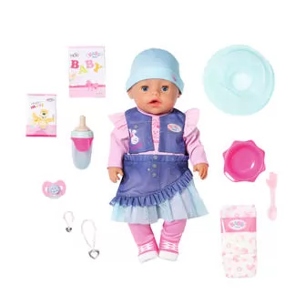 Кукла BABY Born серии Нежные объятия - Волшебная девочка в джинсовом наряде