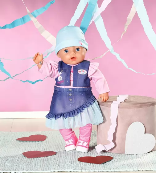 Кукла BABY Born серии Нежные объятия - Волшебная девочка в джинсовом наряде - 831533_2.jpg - № 2