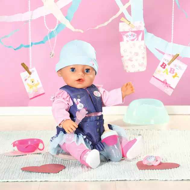 Кукла BABY Born серии Нежные объятия - Волшебная девочка в джинсовом наряде