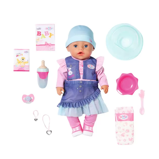Кукла BABY Born серии Нежные объятия - Волшебная девочка в джинсовом наряде