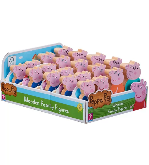 Деревянный набор фигурок Peppa - Семья Пеппы - 07628_8.jpg - № 8