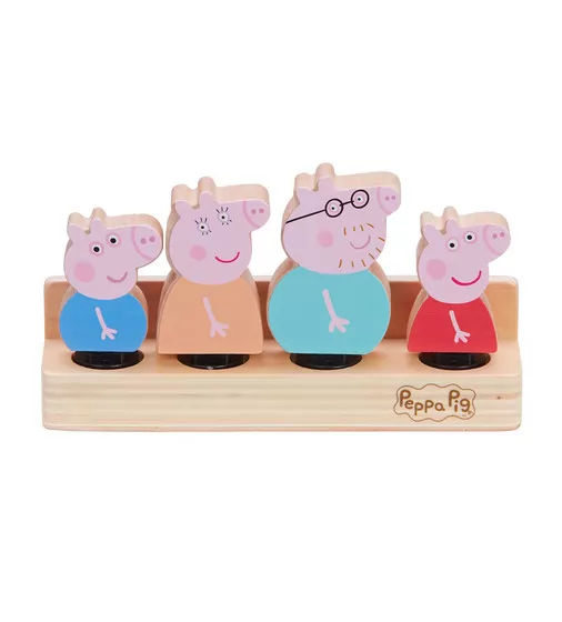 Деревянный набор фигурок Peppa - Семья Пеппы - 07628_1.jpg - № 1