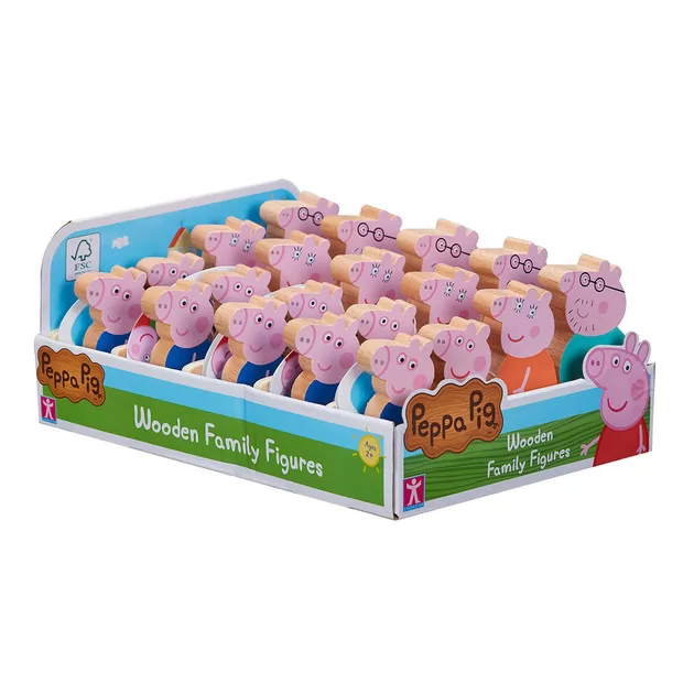Деревянный набор фигурок Peppa - Семья Пеппы