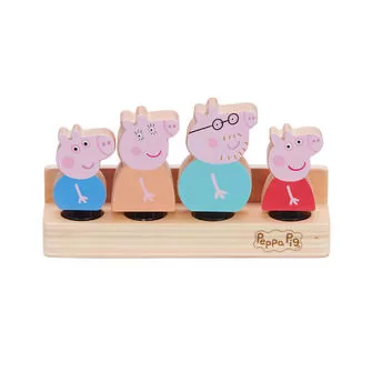 Деревянный набор фигурок Peppa - Семья Пеппы