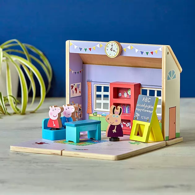 Деревянный игровой набор Peppa - Школа Пеппы