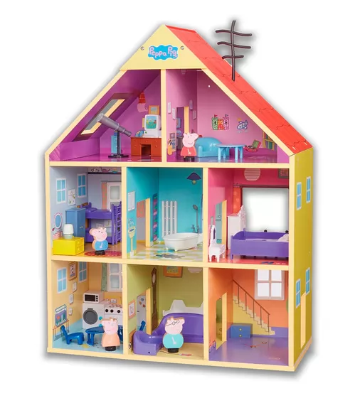 Деревянный игровой набор Peppa - Коттедж Пеппы Делюкс - 07321_1.jpg - № 1