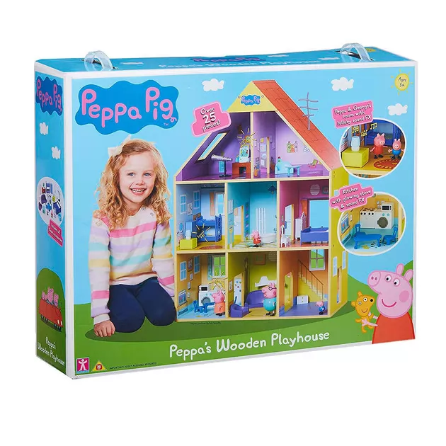 Деревянный игровой набор Peppa - Коттедж Пеппы Делюкс