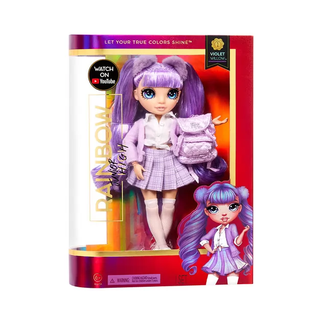 Кукла Rainbow High серии Junior" - Вайолет Виллоу"