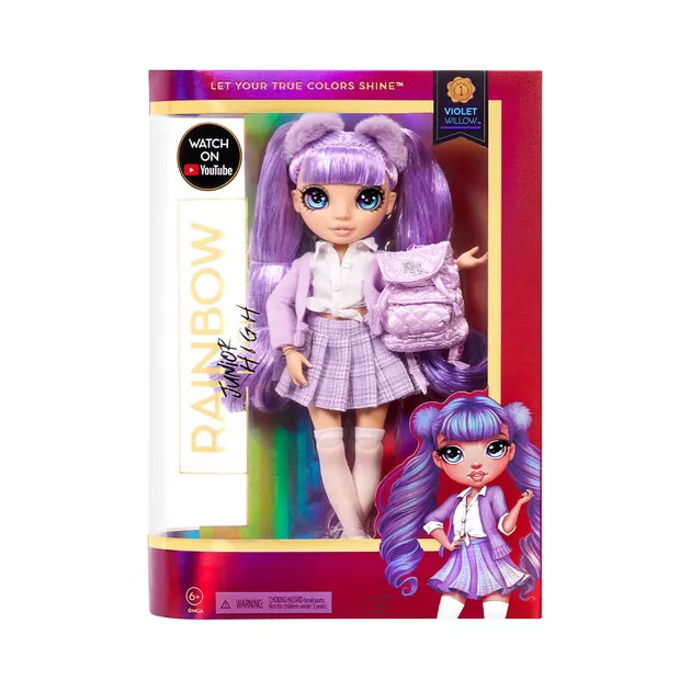 Кукла Rainbow High серии Junior" - Вайолет Виллоу"