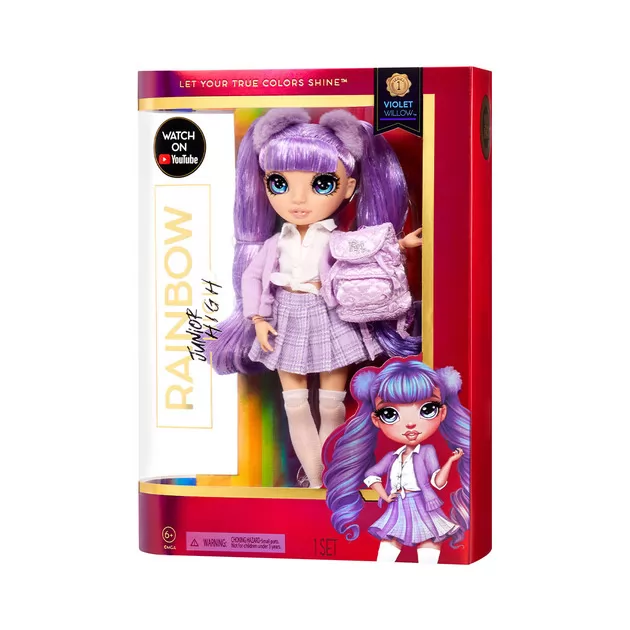 Кукла Rainbow High серии Junior" - Вайолет Виллоу"