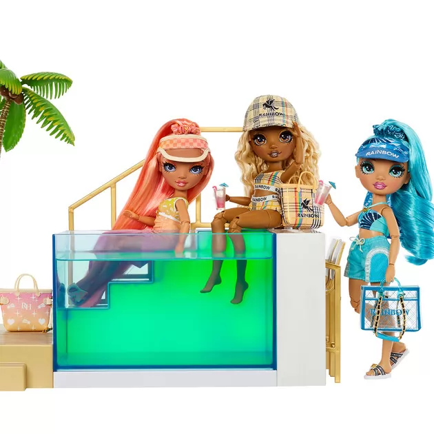 Игровой набор для кукол Rainbow High серии Pacific Coast"- Вечеринка у бассейна"