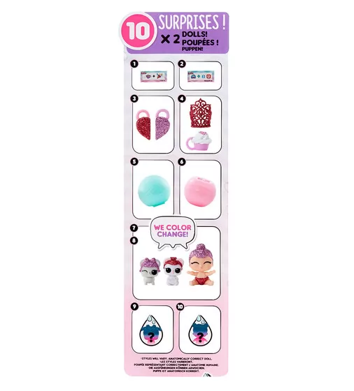 Игровой набор с куклой L.O.L. Surprise! серии Color change Me & My" 2в1 – Сестричка и питомец" - 580768_6.jpg - № 6