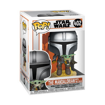 Игровая фигурка Funko Pop! ­ Мандалорец, летящий с малышом