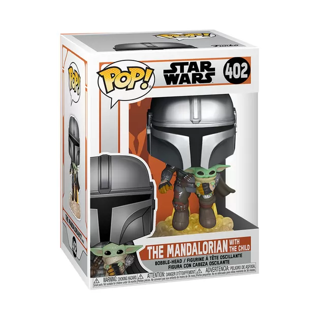 Игровая фигурка Funko Pop! ­ Мандалорец, летящий с малышом