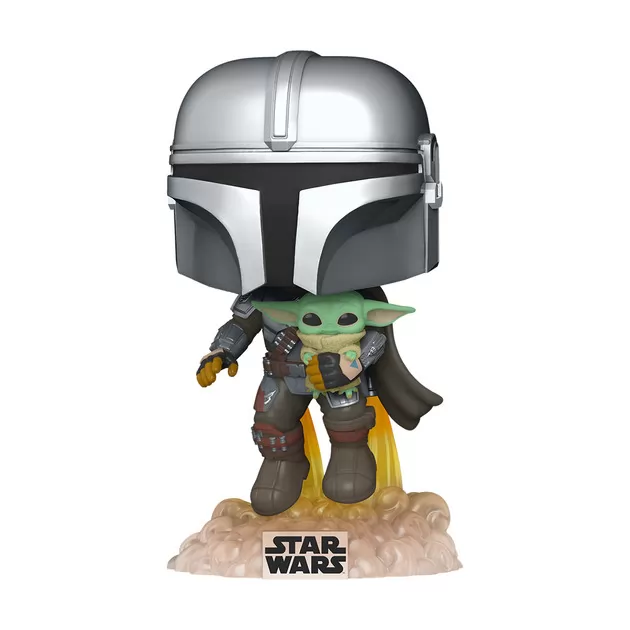 Игровая фигурка Funko Pop! ­ Мандалорец, летящий с малышом