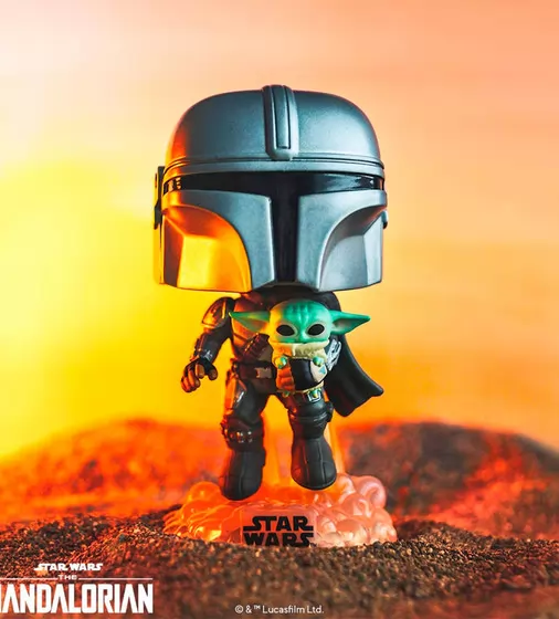 Игровая фигурка Funko Pop! ­ Мандалорец, летящий с малышом - 50959_4.jpg - № 4