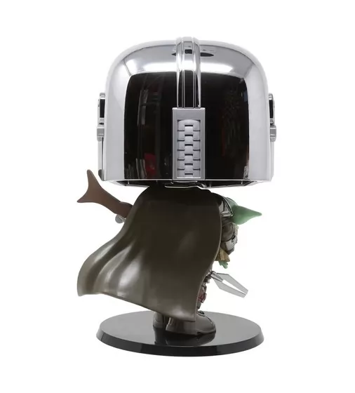 Игровая фигурка Funko Pop! ­ Мандалорец в хроме с малышом 25 сm - 49931_3.jpg - № 3