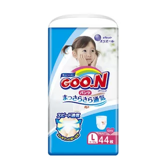 Трусики-Подгузники Goo.N Для Девочек (L, 9-14 Кг) коллекция 2018 года
