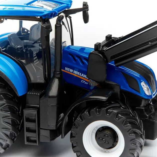 Автомодель серии Farm - Трактор NEW HOLLAND T7.315 с фронтальным погрузчиком (синий, 1:32)