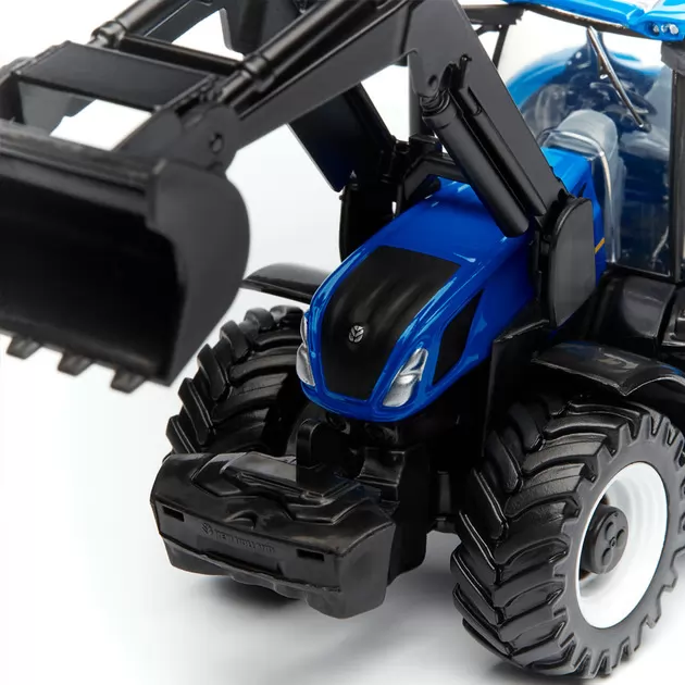 Автомодель серии Farm - Трактор NEW HOLLAND T7.315 с фронтальным погрузчиком (синий, 1:32)