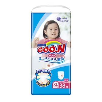 Трусики-подгузники Goo.N для девочек (XL, 12-20 кг)