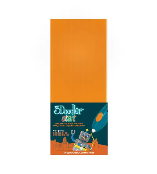 Набор Стержней Для 3D-Ручки 3Doodler Start (Оранжевый) - 3DS-ECO06-ORANGE-24_1.jpg - № 1