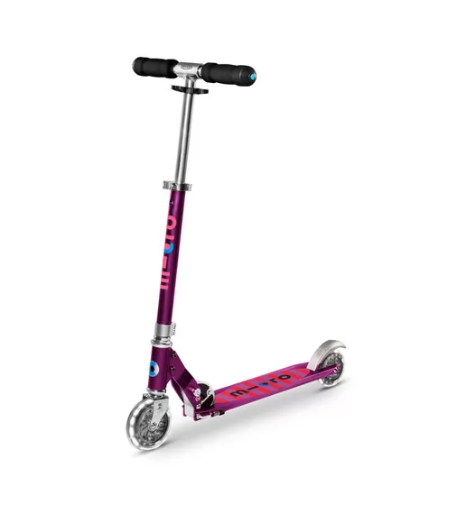 Самокат MICRO серии Sprite LED" – Фиолетовый" - SA0219_1.jpg - № 1