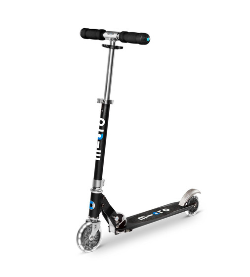 Самокат MICRO серии Sprite LED" – Черный" - SA0225_1.jpg - № 1