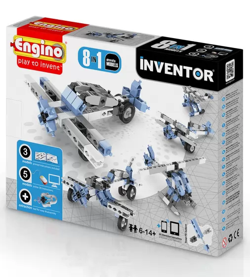 Конструктор Inventor 8 В 1 - Самолеты - 0833_1.jpg - № 1