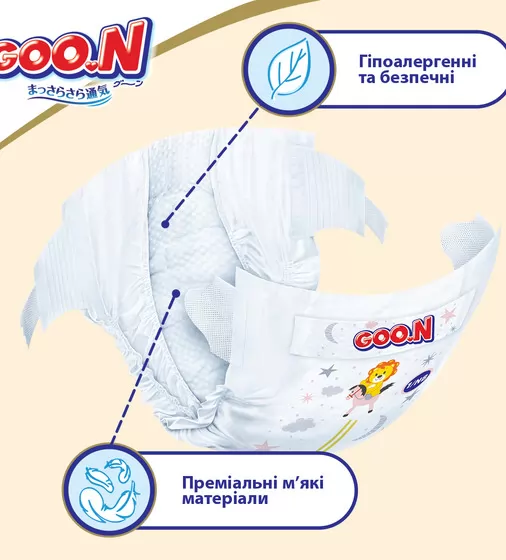 Подгузники Goo.N Premium Soft для детей (размер 3(M), 7-12 kg, 64 шт) - 863224_5.jpg - № 5