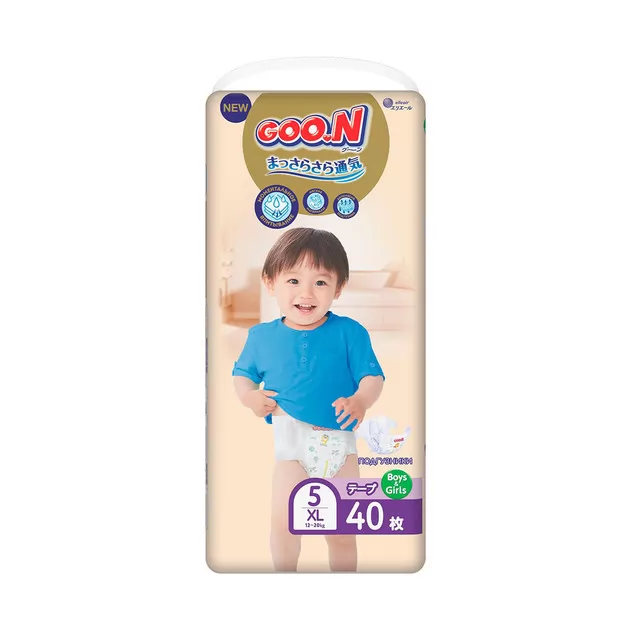 Подгузники Goo.N Premium Soft для детей (размер 5(XL), 12-20 kg, 40 шт)